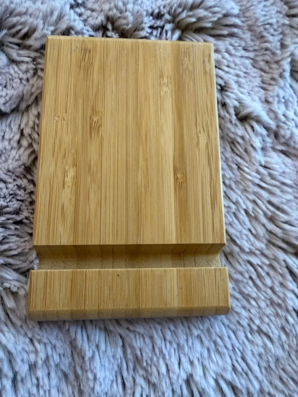 IKEA Bamboo Phone Dock - Light Natural